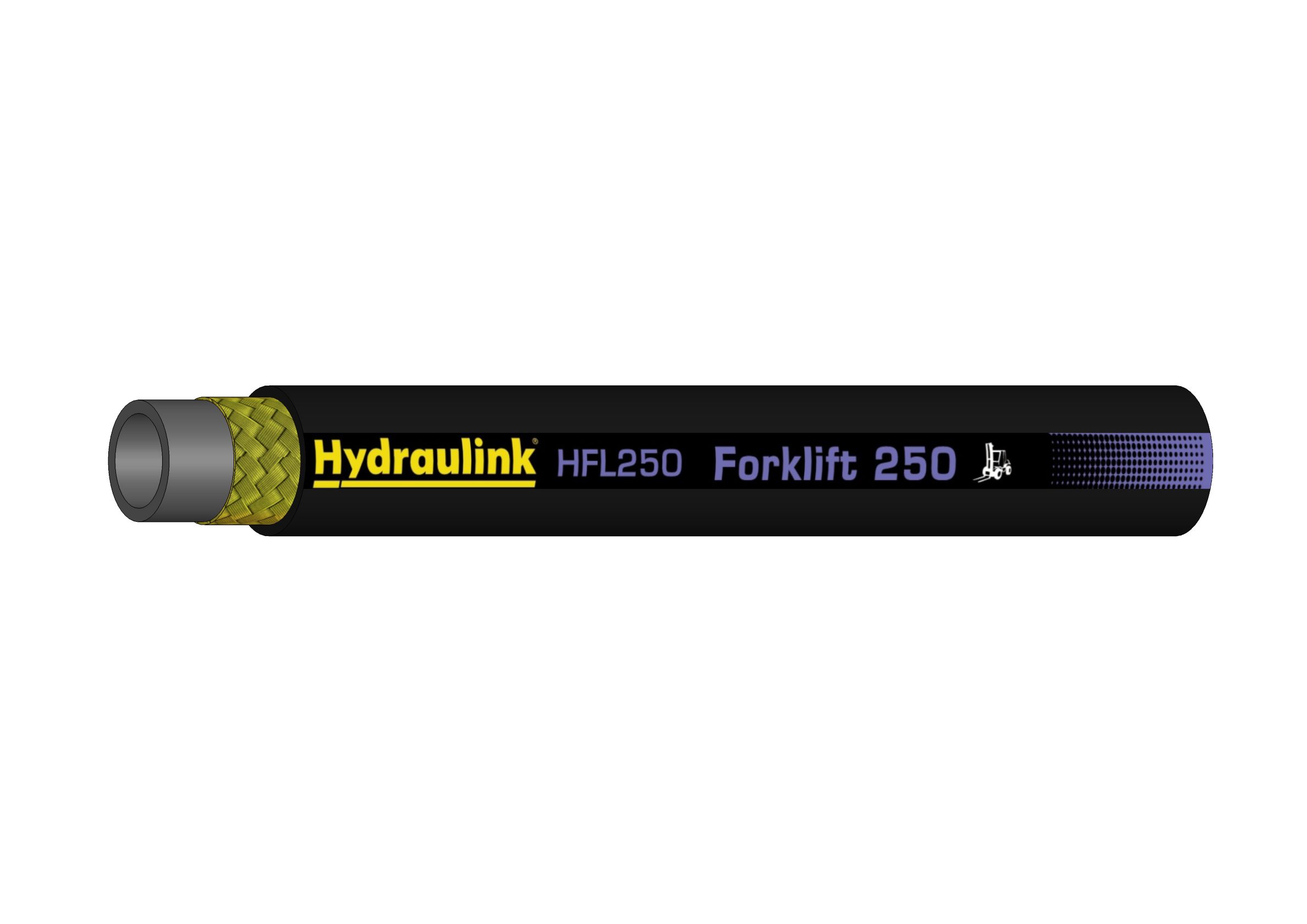 FORKLIFT ONE WIRE BRAID HOSE