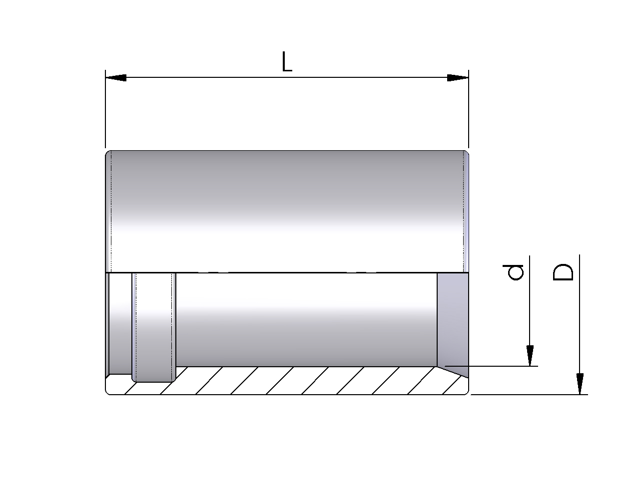 PTFE SWAGE FERRULE