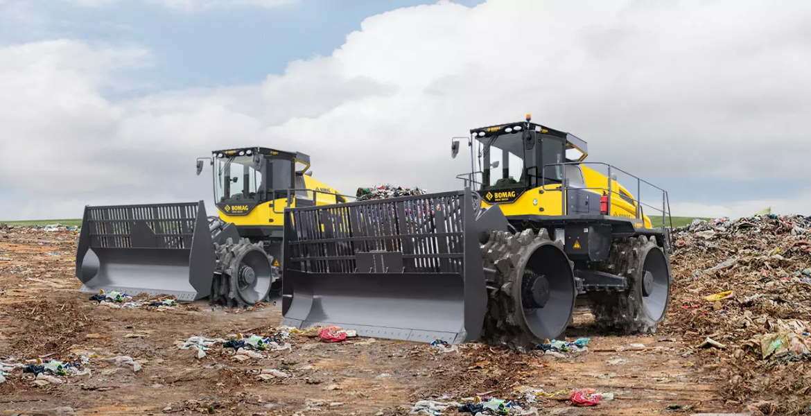 24/7 Hydraulink fire suppression technology protects plant and operators of Porter Group’s first BOMAG BC1173RB-5 waste compactors