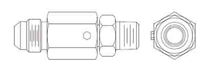 INLINE JIC x NPT SWIVEL JOINT